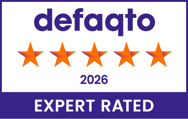 Defaqto - 5 Star Rated 2026